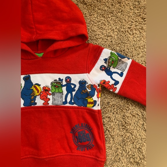 Sesame Street Baby Hoodie 3-6 Months - Picture 3 of 9